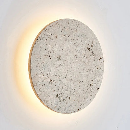 Natural Travertine Wall Sconce