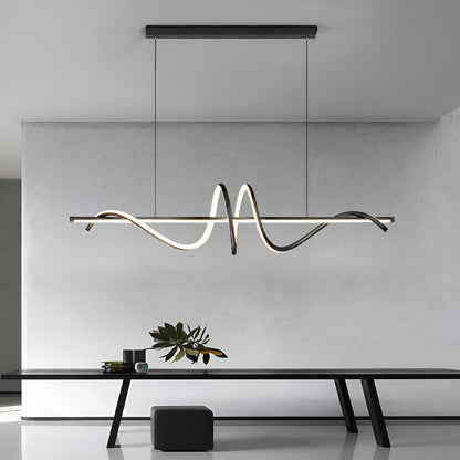 Creative Strip LED Stepless Dimming Nordic Kitchen Pendant Lighting