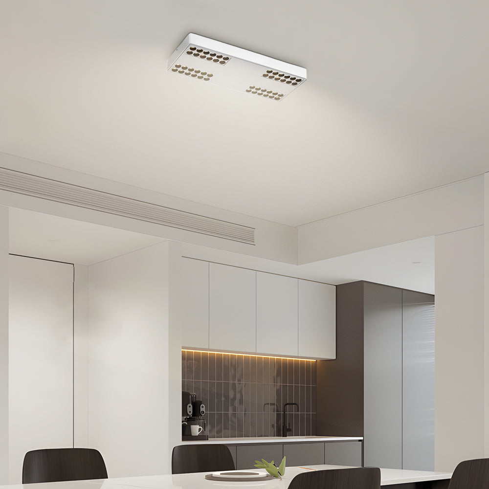 Square/Rectangle Aluminum LED Flush Mounted Ceiling Downlight