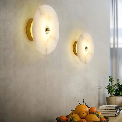 Moonshade Natural Marble Wall Sconce