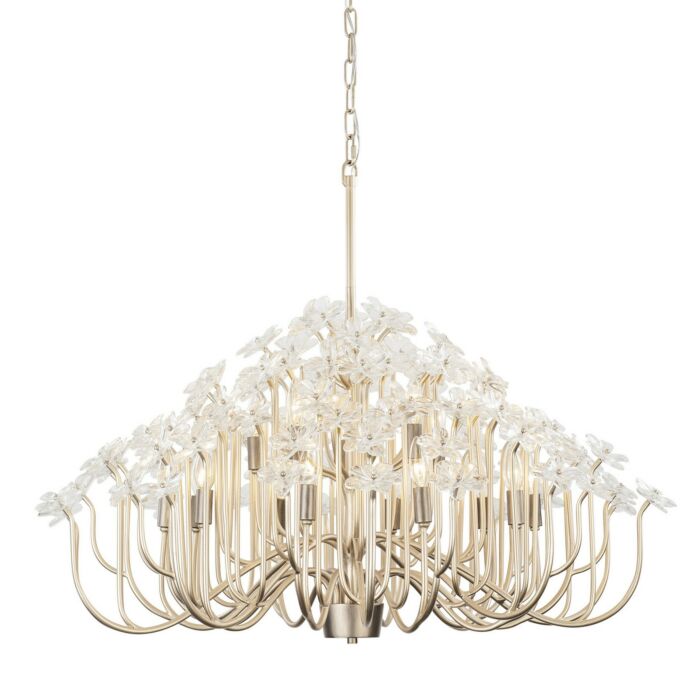 Wildflower 15-Light Chandelier in Gold Dust with Artifact