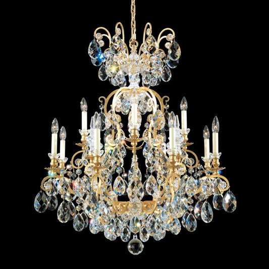 Renaissance 12-Light Chandelier in Heirloom Gold