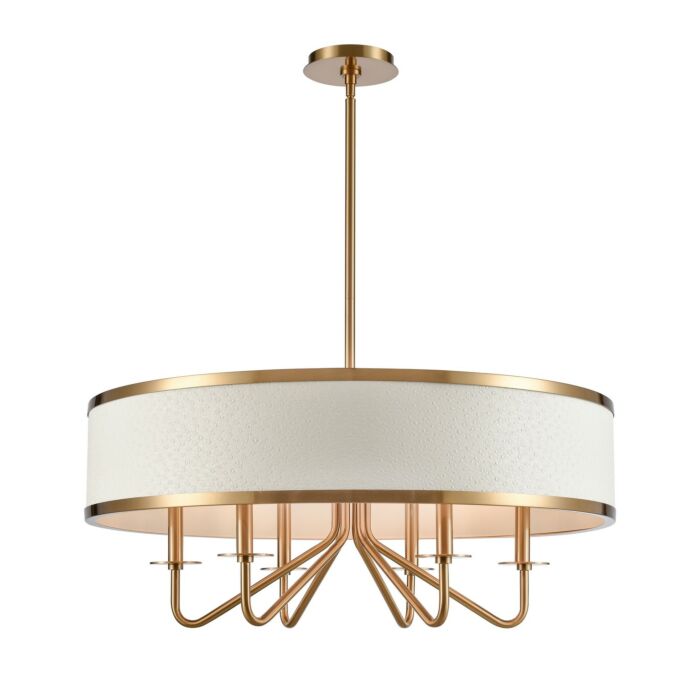 Engel 6-Light Chandelier in Satin Brass