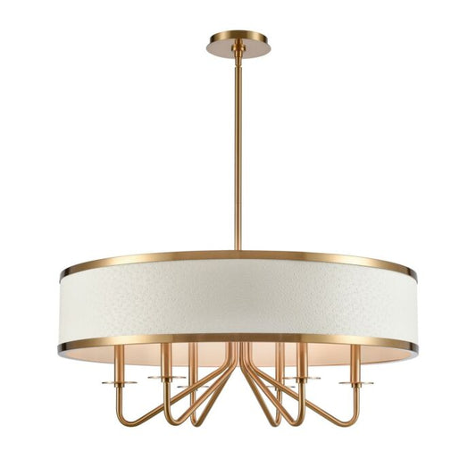 Engel 6-Light Chandelier in Satin Brass