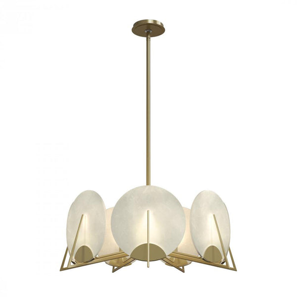 Pendant, 7-Light, Modern Brass, 28.1"W (131059-SKT-MULT-86-AR 5YWQVK)