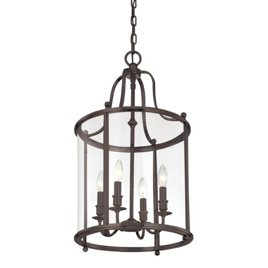 Mansfield Pendant Light in Distressed Bronze