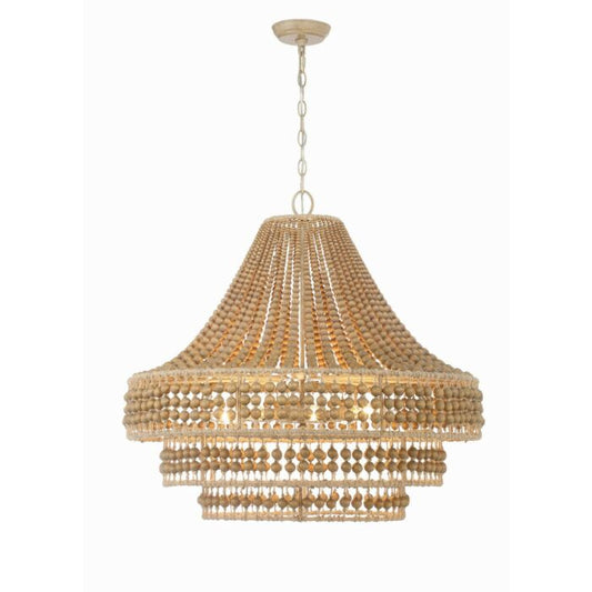 Silas 8-Light Chandelier in Burnished Silver