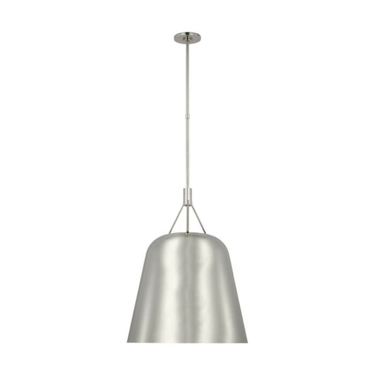 Sospeso 1-Light LED Pendant in Polished Nickel