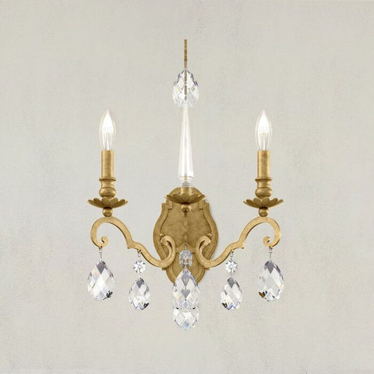 Renaissance Nouveau 2-Light Wall Sconce in Heirloom Gold