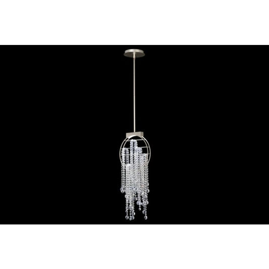 Fantasia 1-Light LED Pendant in Antique Silver