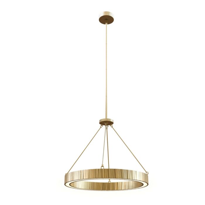 Kensington LED Island Pendant in Vintage Brass