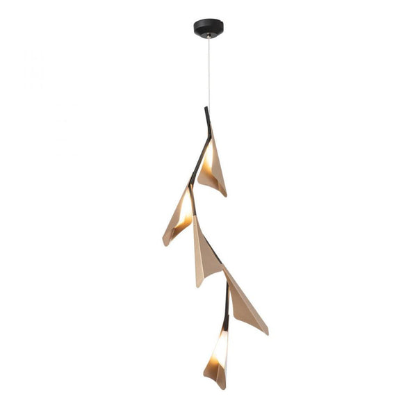 Pendant, 1-Light, Standard Height, LED, Black Frame & Canopy, Black , 14.7"W (135006-LED-STND-10-10 531P4A)