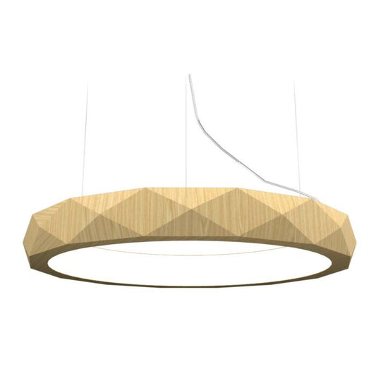 Facet LED Pendant in Sand