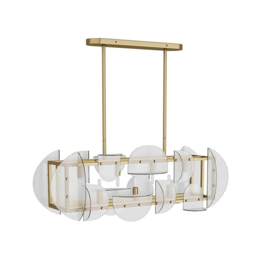 Tilley 7-Light Chandelier in Antique Brass