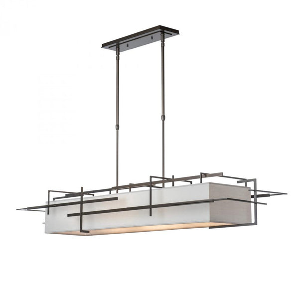 Pendant, 4-light, Long Height, Black, 15.3"W (136390-SKT-LONG-10-SE4298 531V0D)