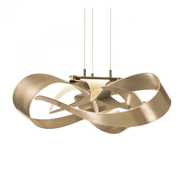 Pendant, 1-Light, Standard Height, LED, Soft Gold, 26.5"W (136520-LED-STND-84 3W4JFM)