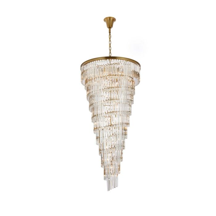 Sydney 42-Light 4Chandelier in satin gold