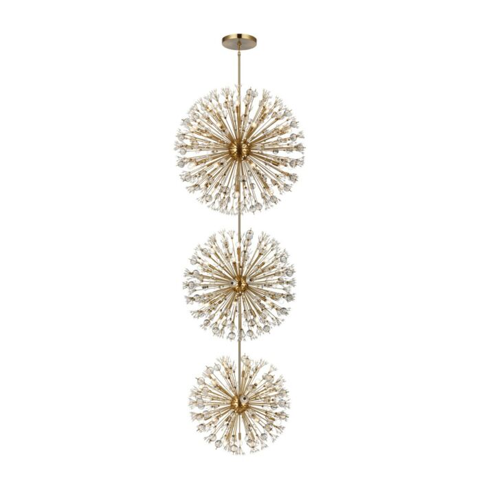 Vera 74-Light 7Chandelier in Satin Gold