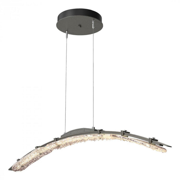 Large Pendant, LED, Natural Iron, Clear, 43.5"W (137586-LED-STND-20-ZM0749 5Z310Z)