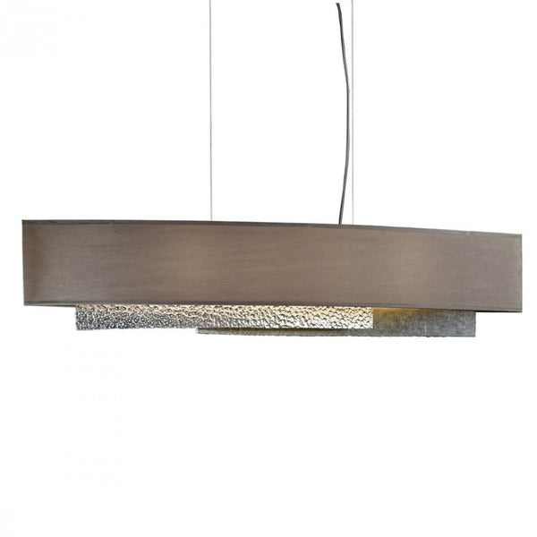 Linear Chandelier, 4-Light, Standard Height, Soft Gold, 42"W (137675-SKT-STND-84-SF4279 3W1QLK)