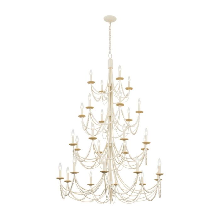 Brentwood 28-Light 2Chandelier in Country White