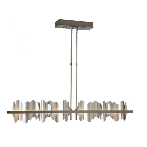 Linear Chandelier, 1-Light, Long Height, LED, Black, 51.9"W (139652-LED-LONG-10-10 5CQGUM)