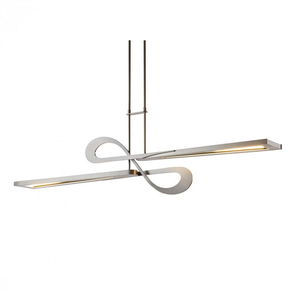 Linear Chandelier, 1-Light, Long Height, LED, Black, 49.8"W (139730-LED-LONG-10 3W4R7Z)