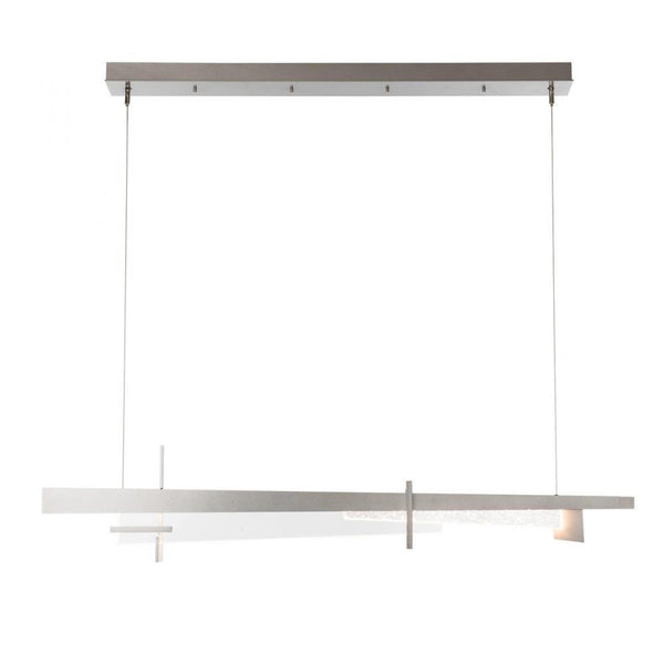 Linear Chandelier, 1-Light, Standard Height, LED, Black, Clear Glass, 48"W (139901-LED-STND-10-ZQ0640 4T1A8K)