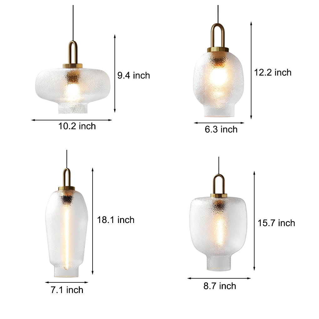 Creative Glass Jar Minimalist Luxury Post-Modern Pendant Lights Chandelier