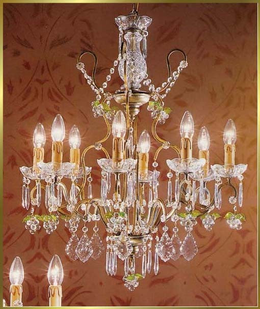 Versailles Chandeliers dressed with crystals pendants