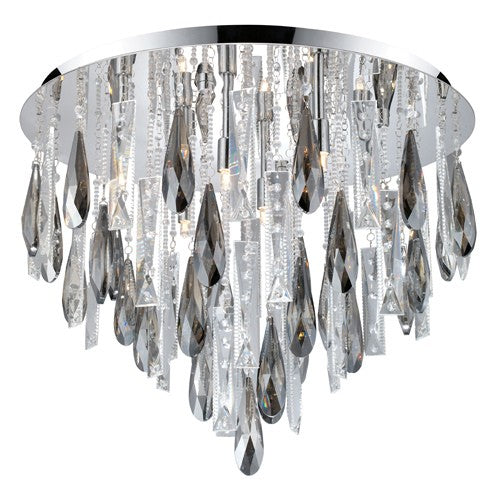 EGLO Calaonda Chrome Eight Light Ceiling Light