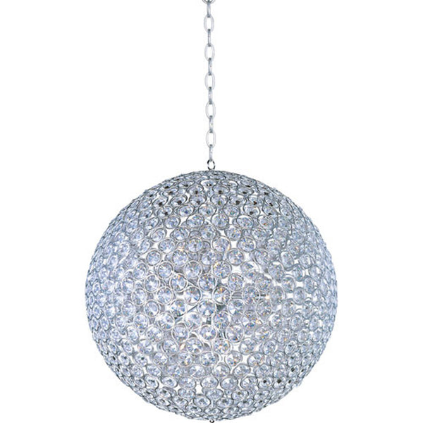 Polished Chrome Fifteen-Light Pendant