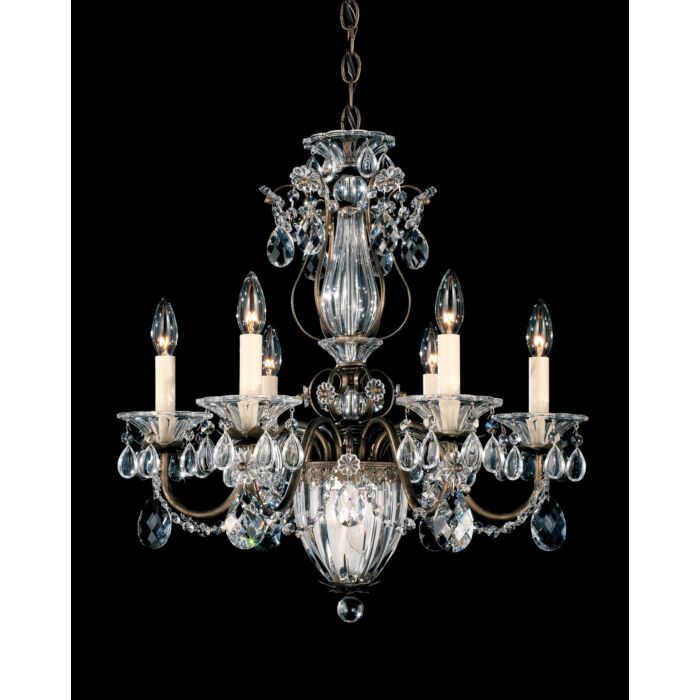 Bagatelle 6-Light Chandelier in Heirloom Gold