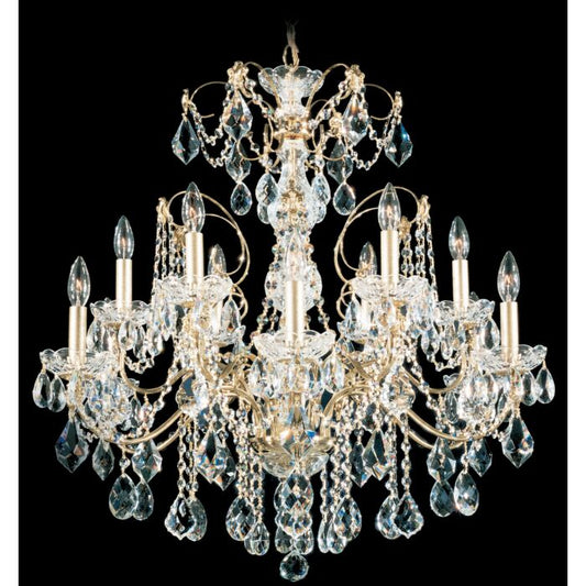 Century 12-Light Chandelier in French Gold