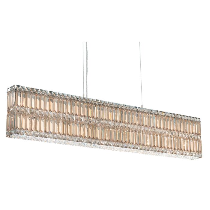 Quantum 17-Light Linear Pendant in Stainless Steel