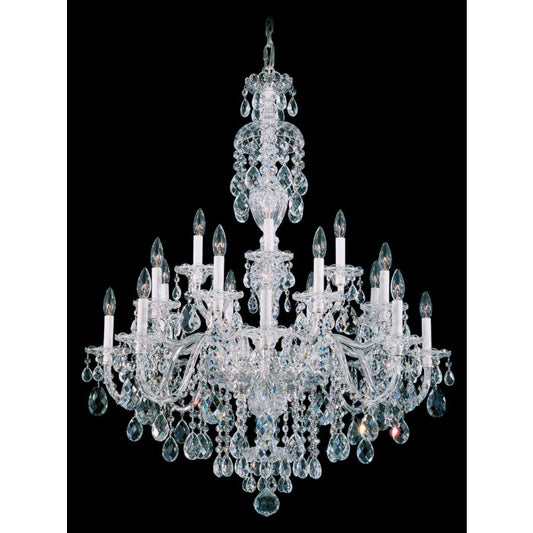 Sterling 20-Light Chandelier in Silver