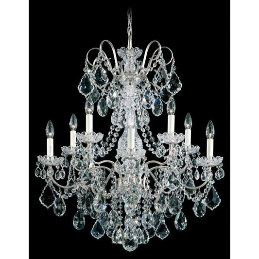 New Orleans 10-Light Chandelier in Black Pearl