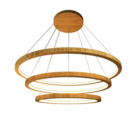 Frame LED Pendant in Louro Freijo