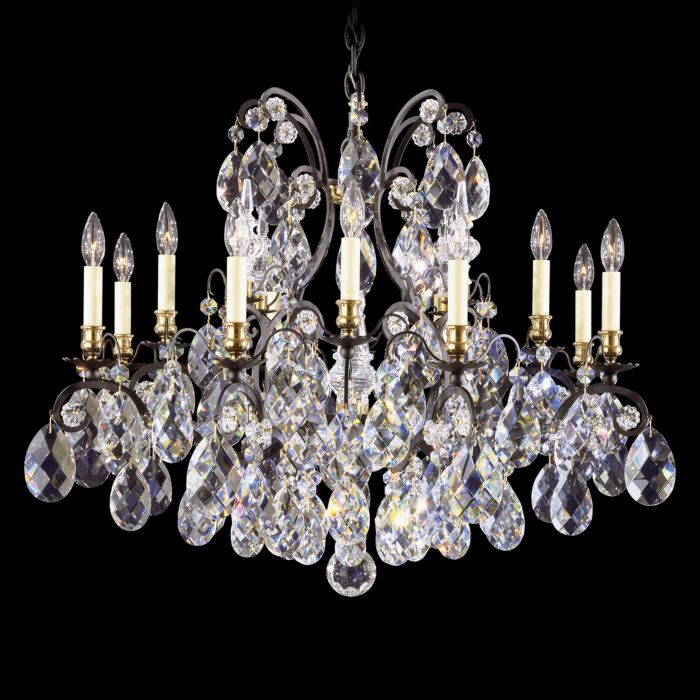 Renaissance 12-Light Chandelier in French Gold