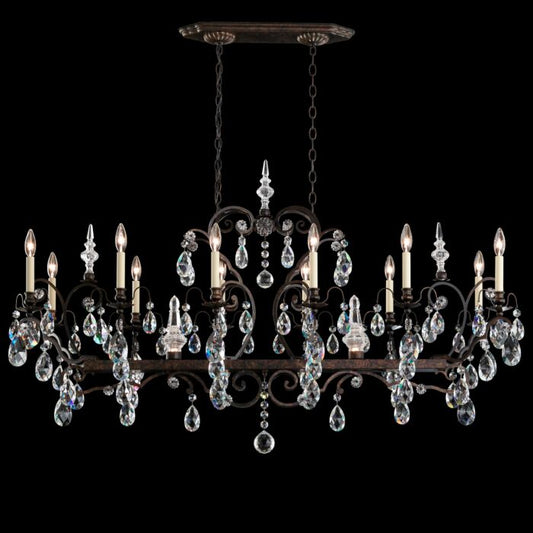 Renaissance 12-Light Chandelier in French Gold