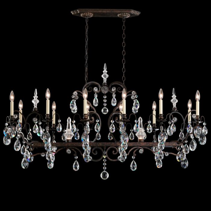 Renaissance 12-Light Chandelier in Black