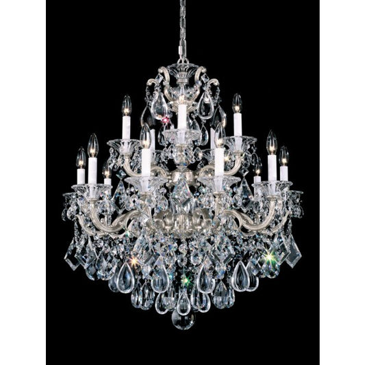 La Scala 15-Light Chandelier in French Gold