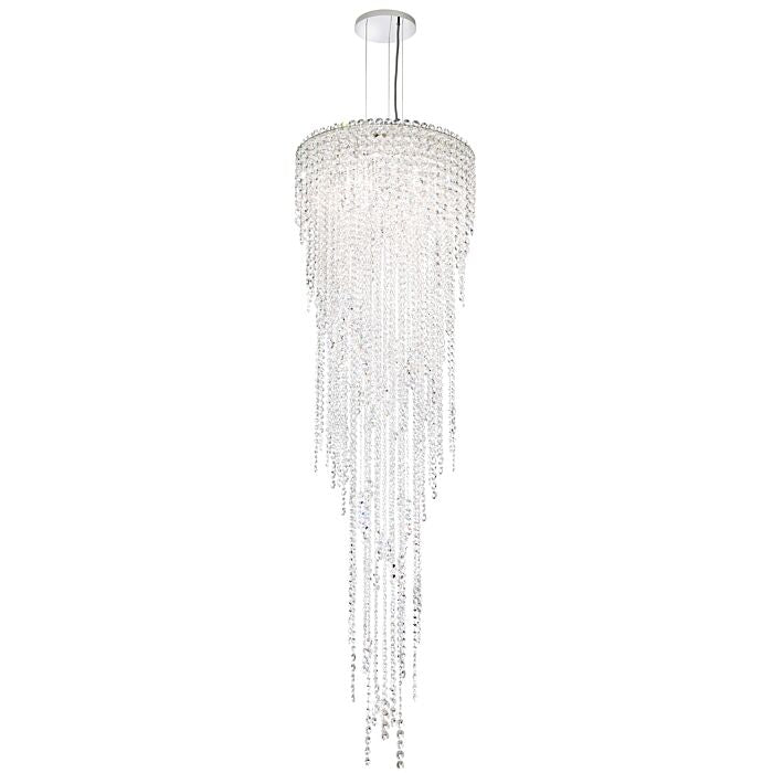 Chantant 5-Light Pendant in Stainless Steel