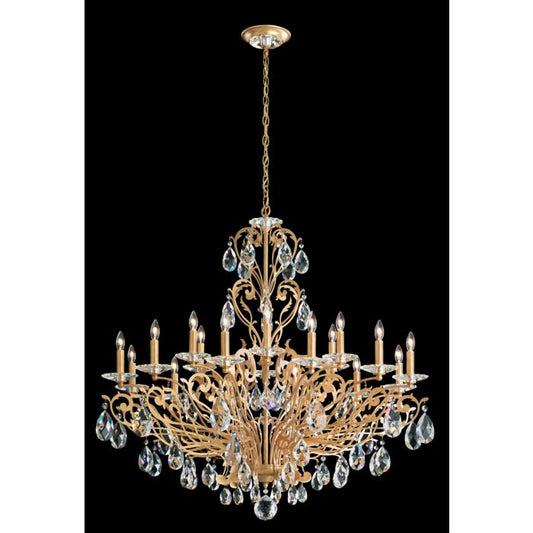 Filigrae 18-Light Chandelier in Heirloom Gold