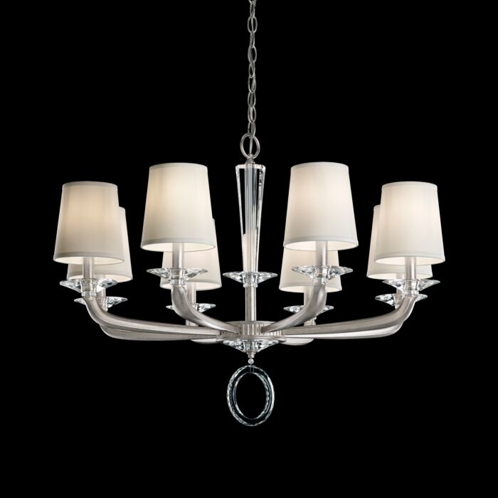 Emilea 8-Light Chandelier in Etruscan Gold