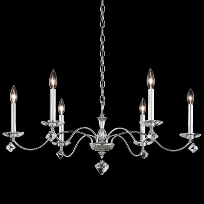 Modique 6-Light Chandelier in Ferro Black