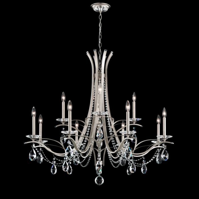 Vesca 12-Light Chandelier in French Gold