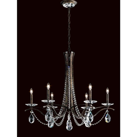 Vesca 6-Light Chandelier in French Gold