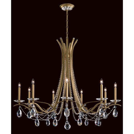 Vesca 9-Light Chandelier in Heirloom Gold