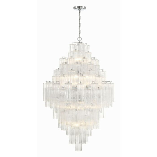 Addis 20-Light Chandelier in Polished Chrome